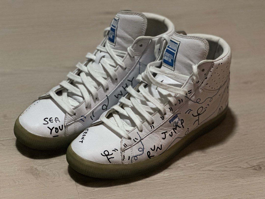 Puma x shantell martin clyde mid sneakers discount