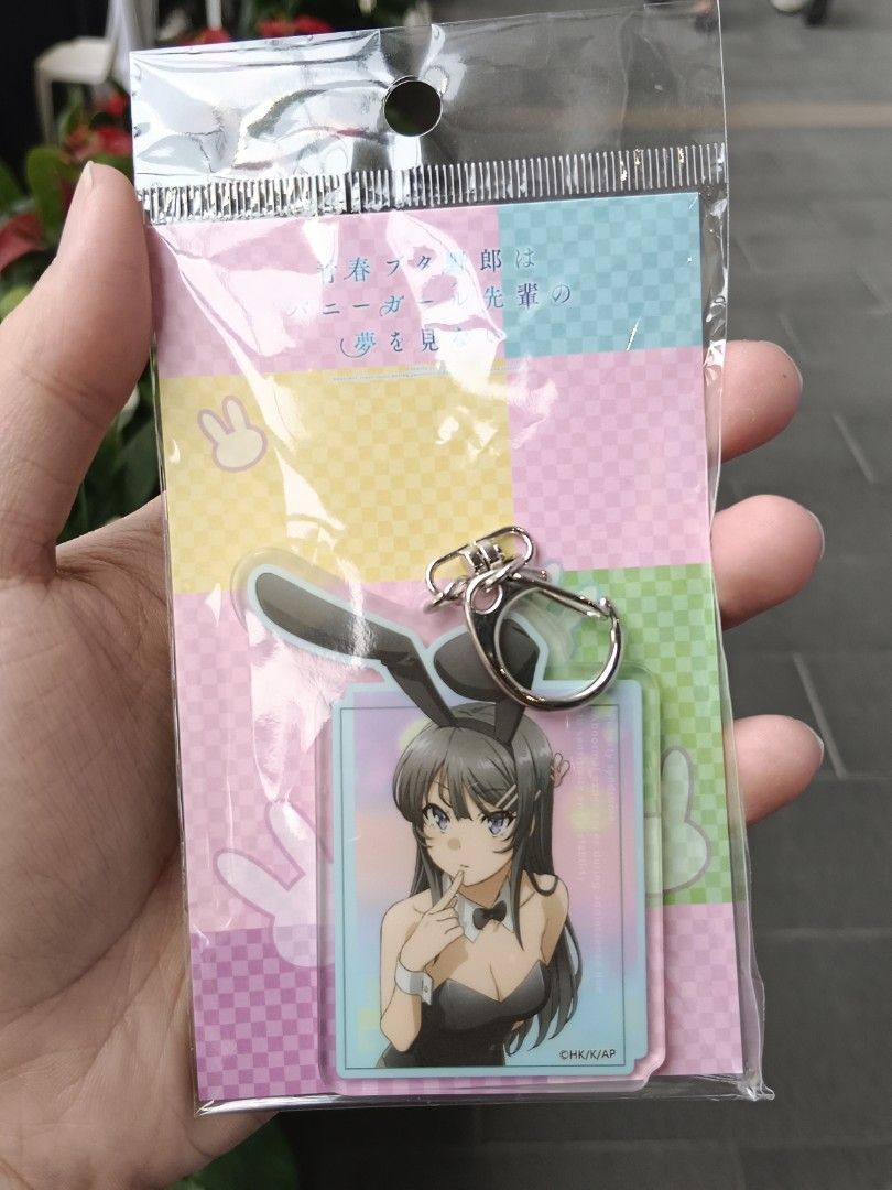 Rascal Does Not Dream Mai Sakurajima Official Keychain Hobbies Toys Collectibles Memorabilia J pop on Carousell