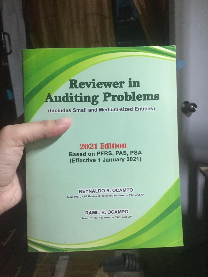 REVIEWER IN AUDITING PROBLEM 2021 OCAMPO, Hobbies & Toys, Books ...