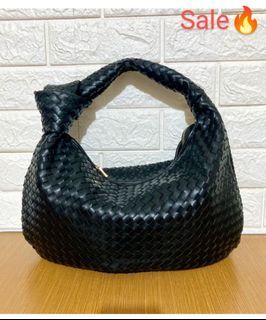 Sale! BV Jodie substitute woven shoulder bag | weave woven hobo bag shoulder bag with knot detail on the strap| Jodie style leather tote bag