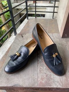 SEBAGO Pure Leather Women Loafers Navy Blue