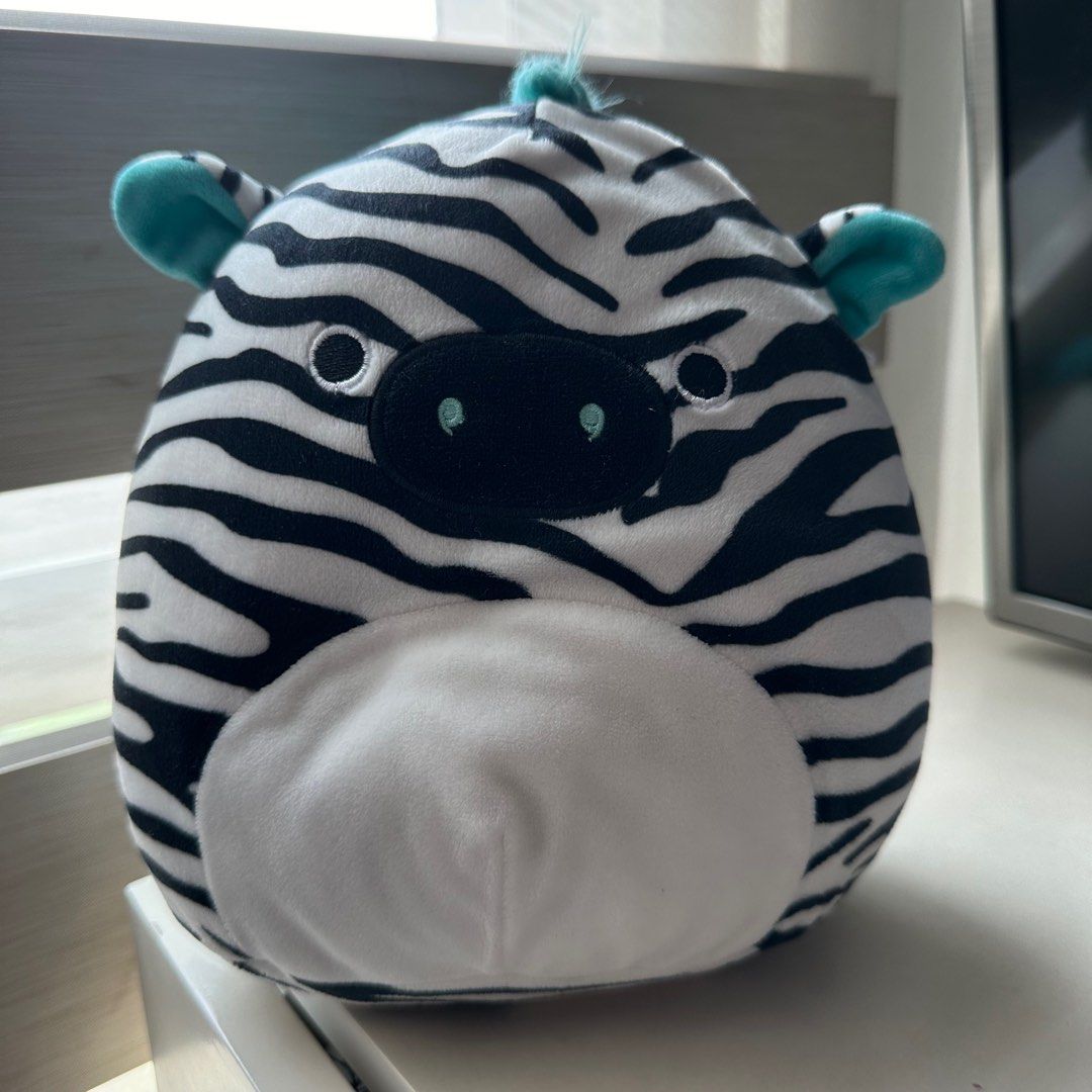 Squishmallow Zebra (Category: Plushies & Soft Toys) located in Pasig City. Submitted by letsygread9 (Listing ID 1309080324, Image 1). Description: The hair of the zebra is clumped together because we washed it Payment must be made before pick up is booked. No COD Payment is only through BPI, BDO or GCash .