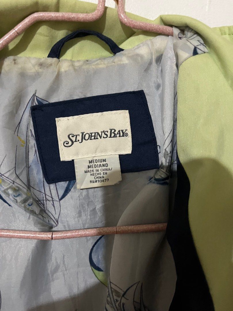 St John's Bay windbreaker jacket men (Category: Coats, Jackets and Outerwear) located in Quezon City. Submitted by arshypre (Listing ID 1309111706, Image 2). Description: Detachable hood Used but in good condition Fits large to xl Pm sa offer.