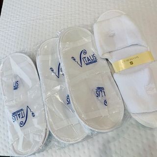 Take All! 4 Pairs Vitalis and Shangrila Hotel Slippers