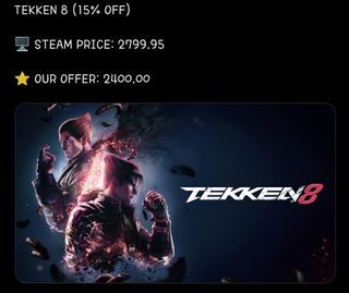 Tekken 8 (Legit Steam Code)