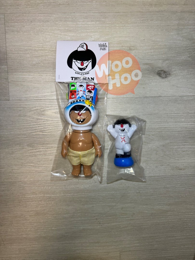 the man world's man 大坂跳跳人sofubi sofvi vinyl 搪膠膠品大