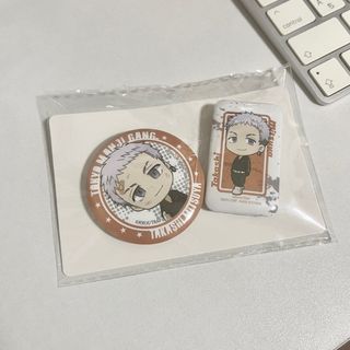 tokyo revengers takashi mitsuya can badge / tokrev / anime merch / pin