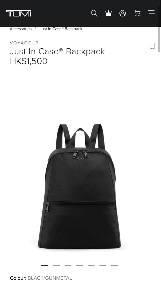 Voyageur just in case backpack top