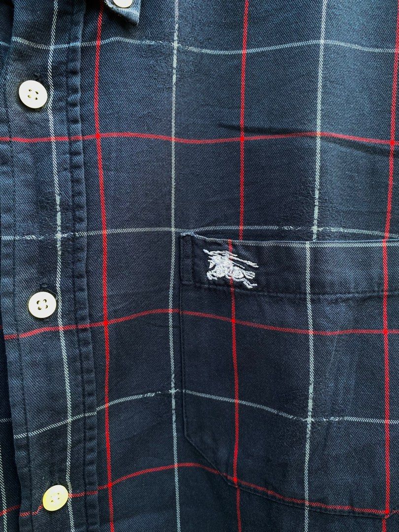 Termurah Vintage 90 s Burberry Nova Shirt not nike adidas pandora zara bershka lavoste vlone philipp plein dockers kappa fendi gucci prada evisu