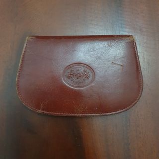 Vintage leather wallet kisslock