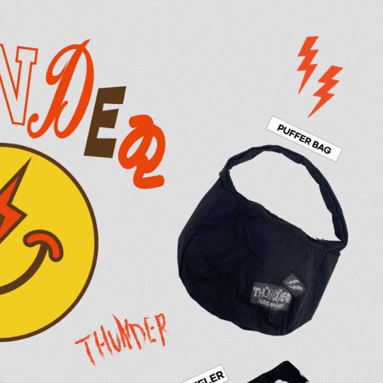 WTS] ATEEZ Thunder MD 4.0 Puffer Bag Merchandise (brand new in