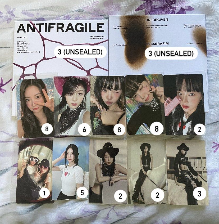 Le Sserafim Lesserafim Antifragile Photocard Album Sakura