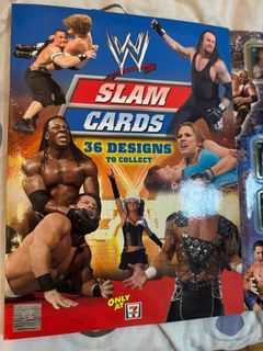 WWE Limited Edition Slam Cards - Complete Set (ALL 36 Designs + Slam Book)