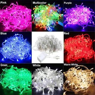 100 LED 10M Christmas String Lights High Bright Outdoor Decoration Waterproof Fairy Garden Lighting