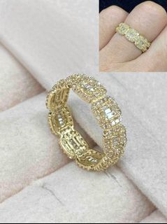 1.25ct diamond ring 18k yellow gold