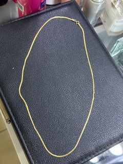 18k Saudi Gold Fox Chain Necklace 1.7 grams. 3,700 per gram.