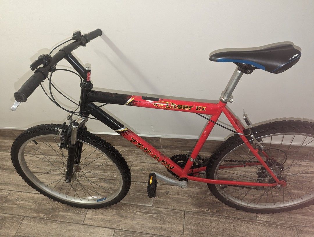 18 Speed triumph laser mountain bike Sports Bicycles on Carousell