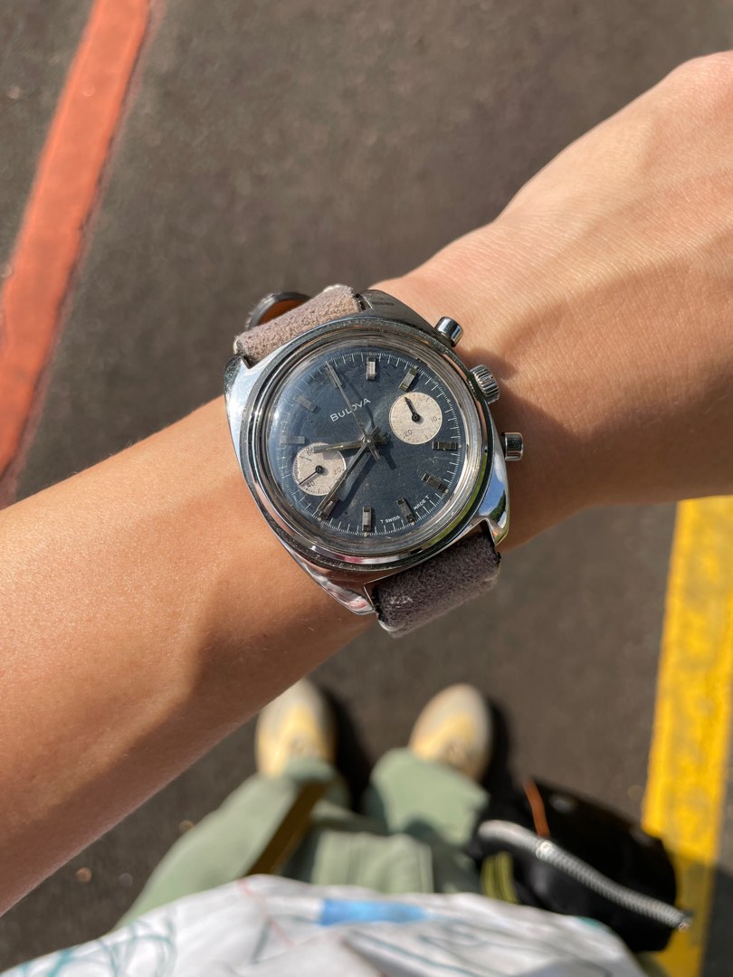 1969 Rare Vintage Bulova 666 devil diver chronograph 1st Gen Luxury Watches on Carousell