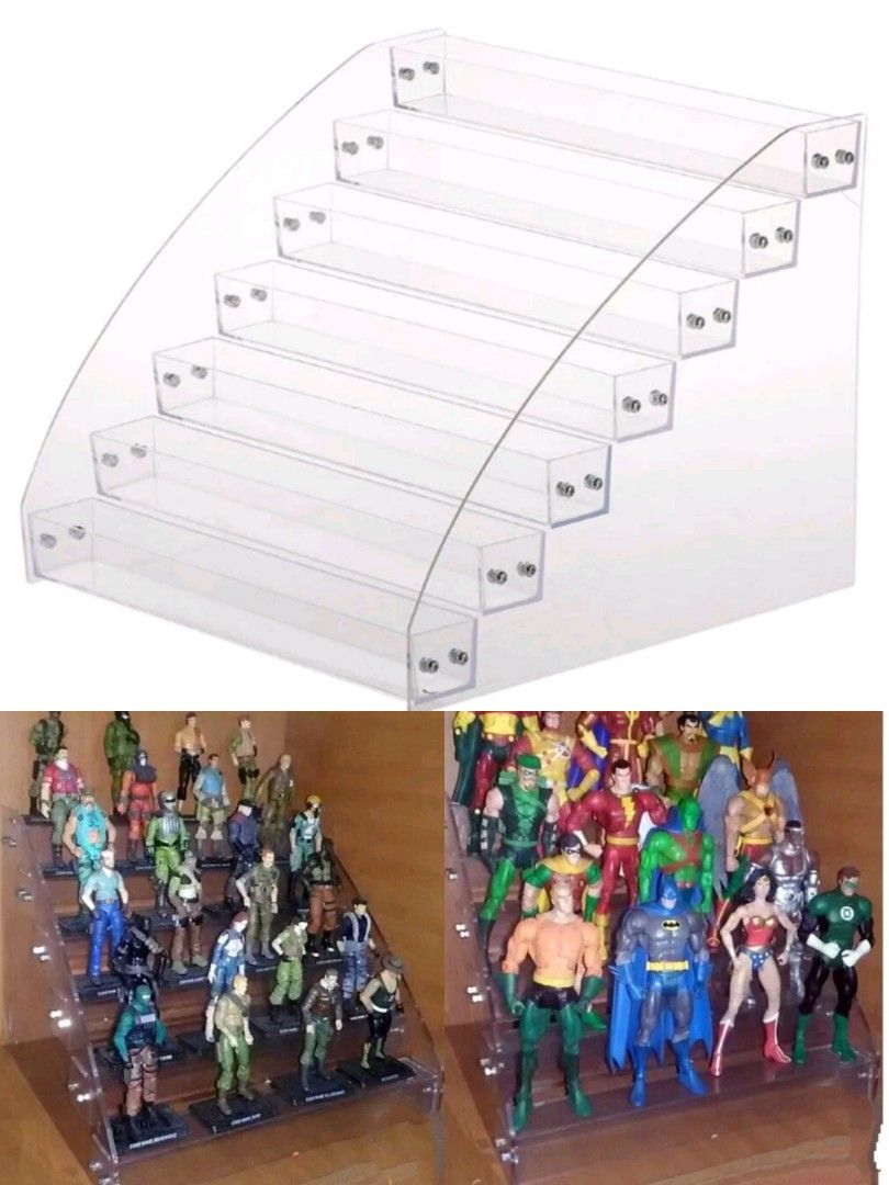 7 Layers Acrylic Display Riser For Collectibles/Action Figures, Hobbies ...