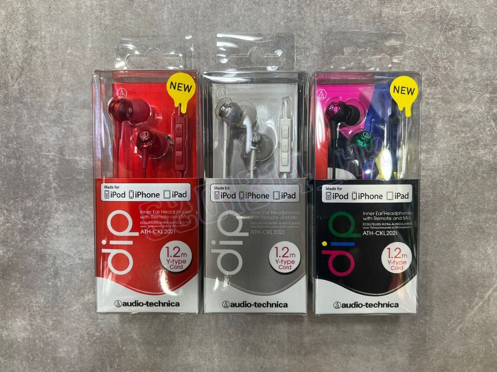 全新行貨門市現貨】Audio Technica 入耳式通話耳機ATH-CKL202i, 音響