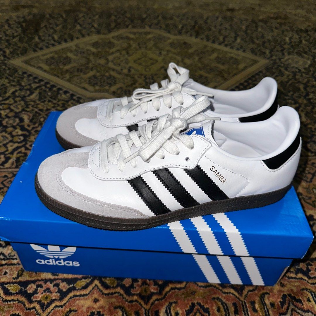 Adidas Samba OG Original from Foot Locker Size UK7.5 US 8 Men s Fashion Footwear Sneakers on Carousell