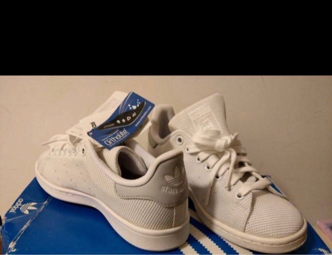 Adidas stan smith white light solid grey discount