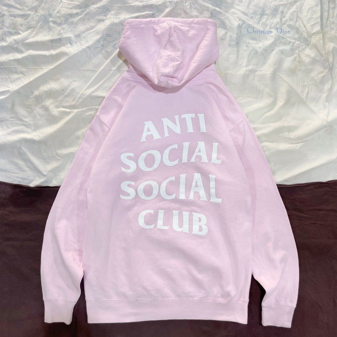 Anti Social Social Club, “Know You Better” Pink Hoodie, Fesyen