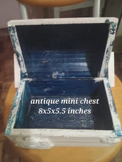 Antique Wooden Mini Chest