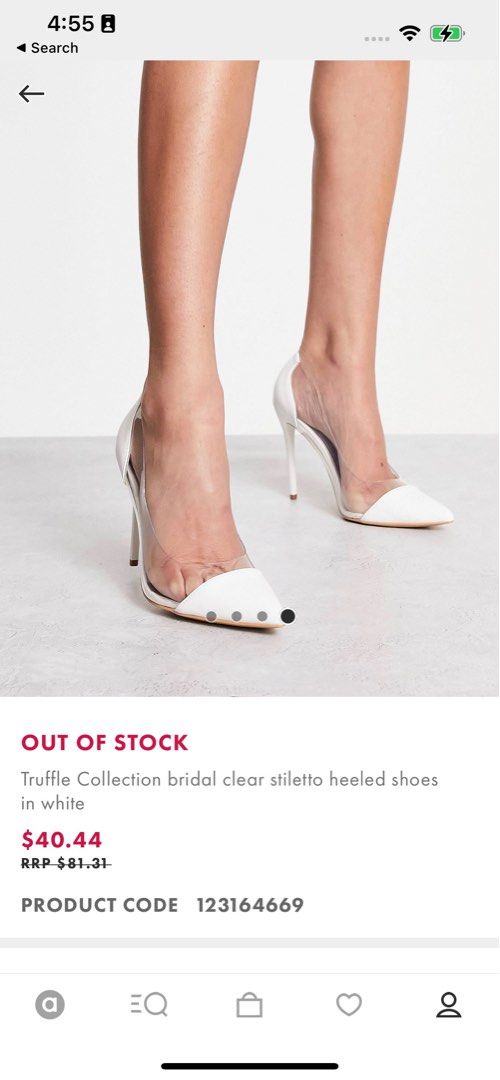Asos bridal heels discount