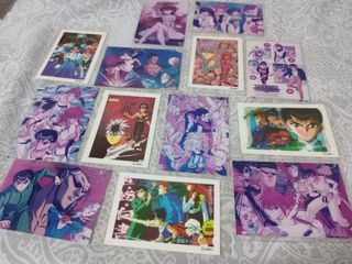 Assorted Vintage Laminated Anime Cards