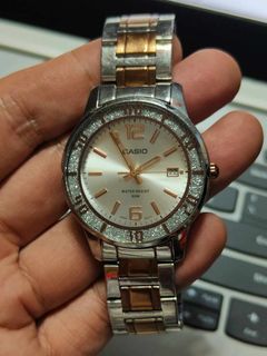 Authentic Casio Women steel watch