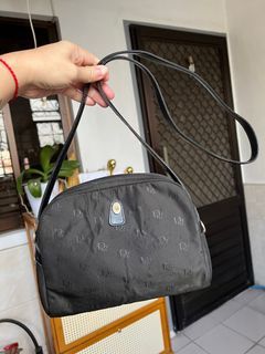 Authentic dior sling bag black