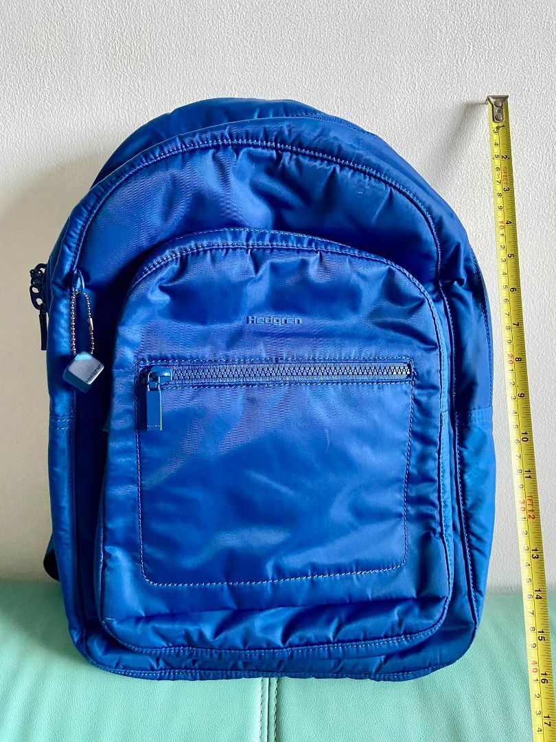 Authentic Hedgren backpack Rallye RFID Navy Peony