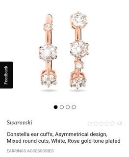 Authentic Swarovski Constella ear cuffs