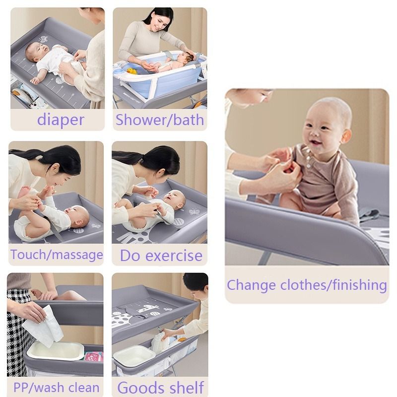 Newborn changing table outlet