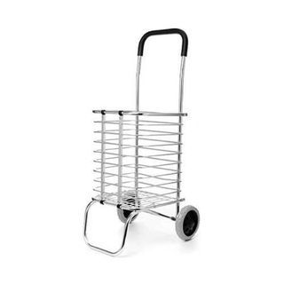 Best Quality Shopping Cart Grocery Rolling Folding Laundry Basket on Wheels Foldable Utility Trolley