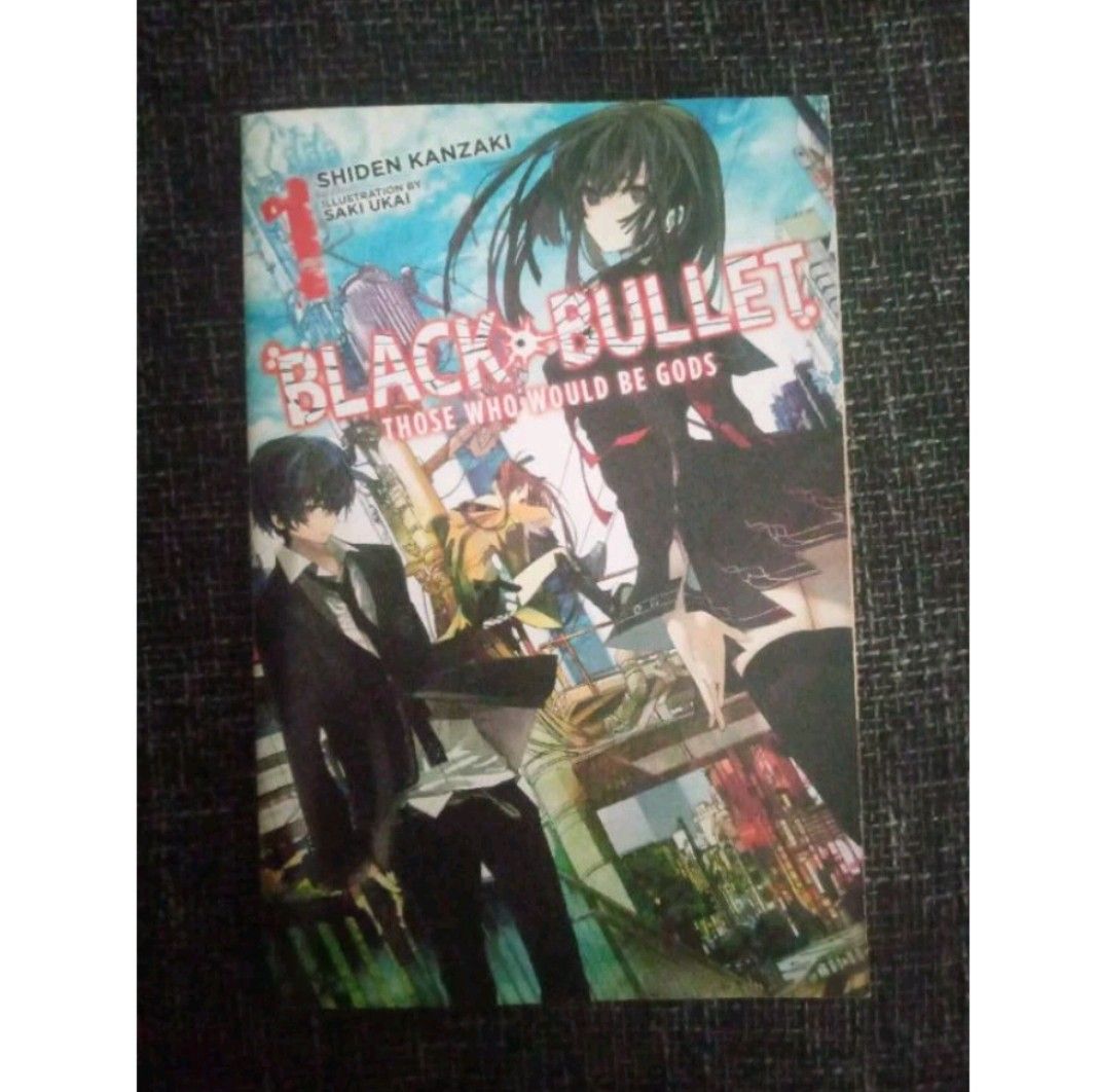 Black Bullet Preloved Light novel volume 1 (Category: Comics & Manga) located in Cabuyao City. Submitted by soraruenoshimafan (Listing ID 1309348511, Image 1). Description: Black Bullet volume 1 Bought from Fully Booked Preloved light novel with no damage Pages are off-white due to storage Item is onhand and ready to ship.