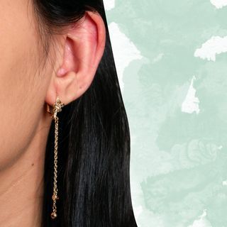 Blossom | Chain Earrings | Gold