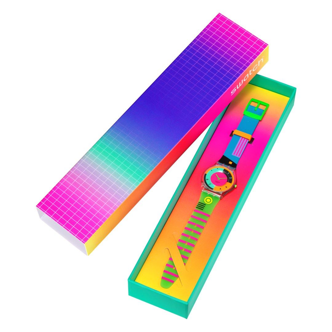 Swatch rectangular watch 2025