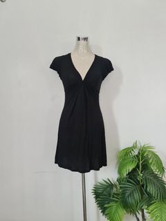 Branded Armani Change cotton office formal casual black dress