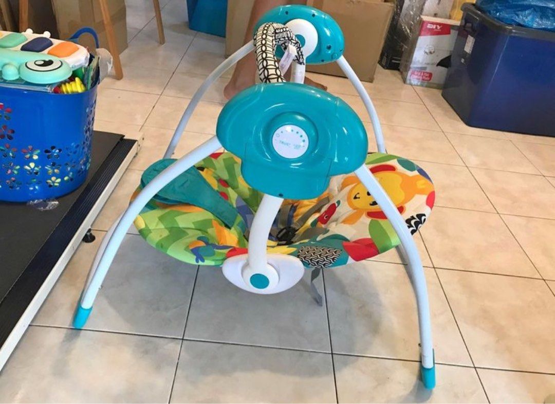 Bright starts baby swing, Babies & Kids, Infant Playtime on Carousell