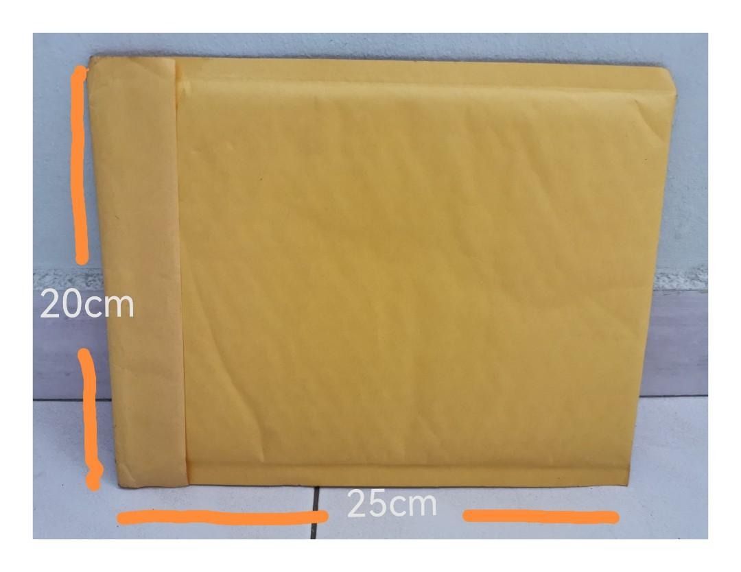 Bubble wrap envelope (Category: Other Stationery & Craft) located in Singapore. Submitted by shopihut (Listing ID 1309264635, Image 2). Description: 1 piece is $0.50 >10 pieces @$0.40 Can meet at a location convenient for both parties Alternatively can also collect at 210C Clementi Ave 6 Text me at Nine-three-eight -seven-five-six-six-eight.