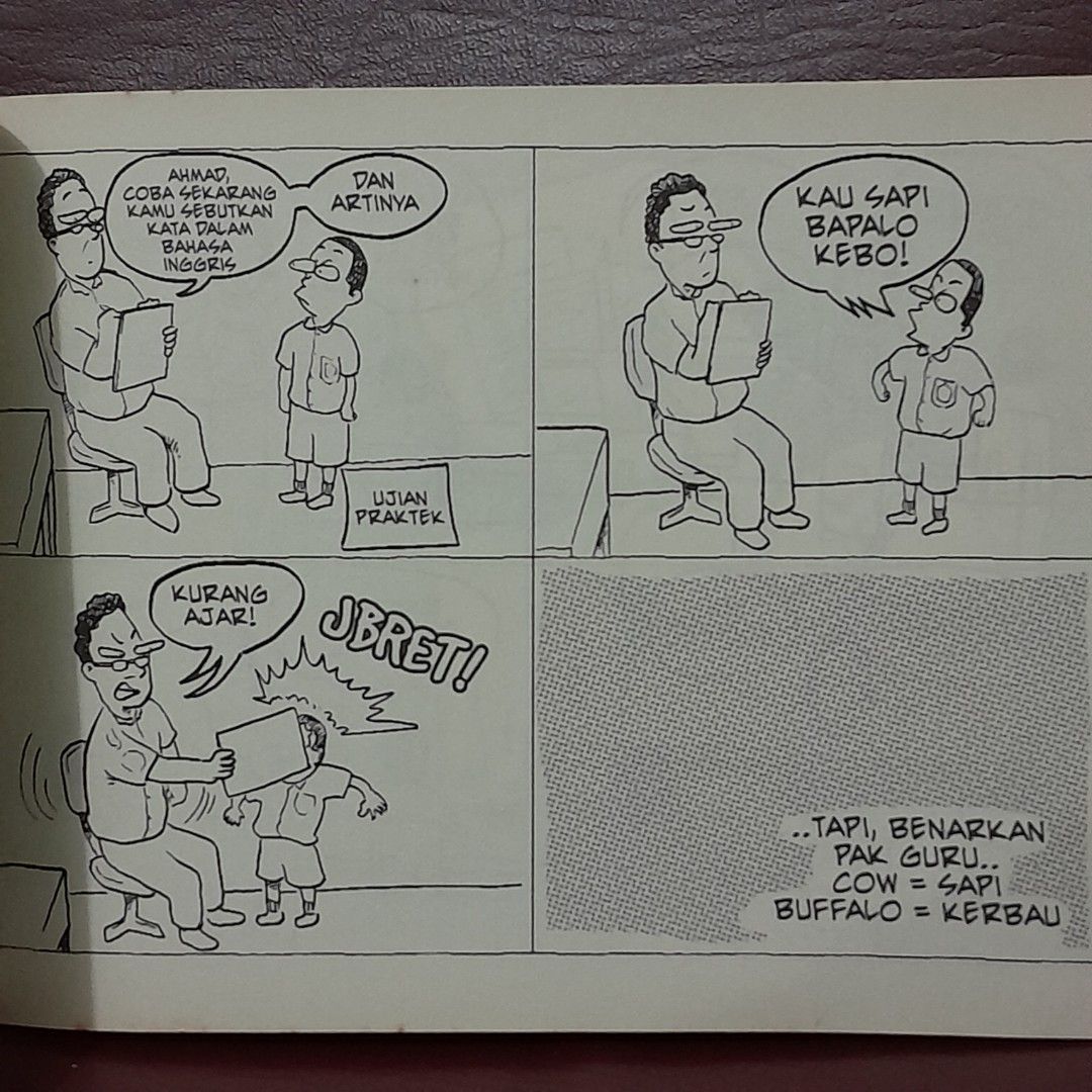 BUKU LUCU " GURU BERDIRI MUTID BERLARI "thn 2009, Buku & Alat Tulis