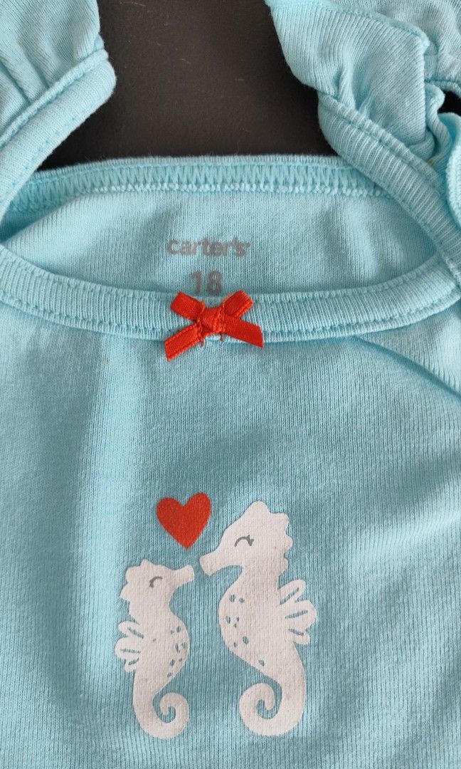 Carter's Onesies with shorts (Category: Babies & Kids Fashion) located in Cavite. Submitted by mythingee (Listing ID 1309221912, Image 3). Description: Preloved Carter's Onesies with shorts for 18 months old baby girl 💯 Cotton Bought in Canada MOP GCash Lancaster Cavite Preloved is reloved 🥰.