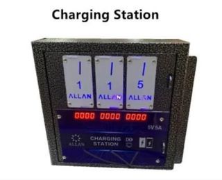 Charging station vendo machine