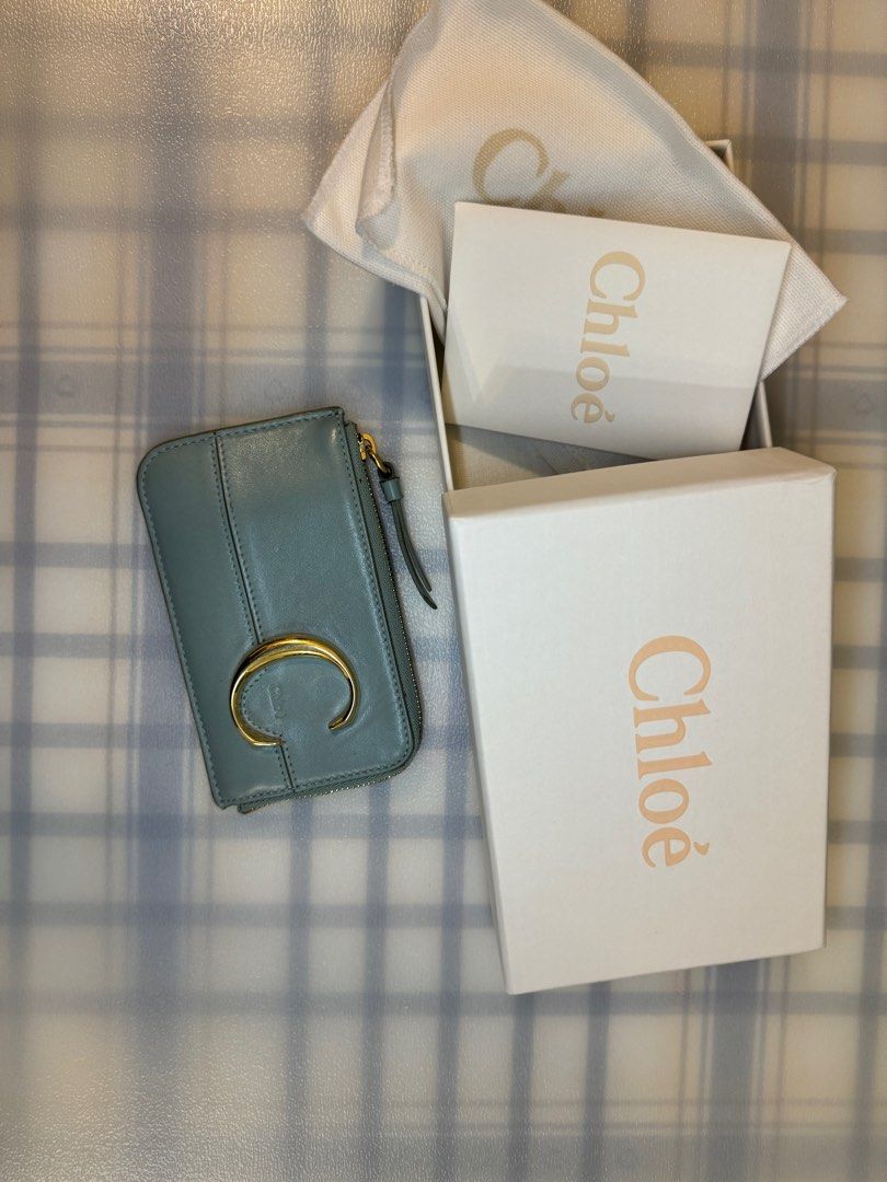 Chloe Faded Blue Card Holders Carousell
