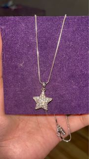 [CHOMEL] Singapore silver star necklace