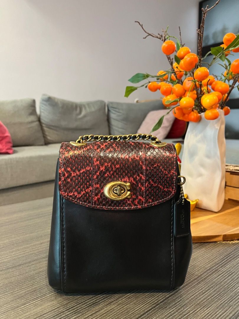 Coach parker snakeskin shop
