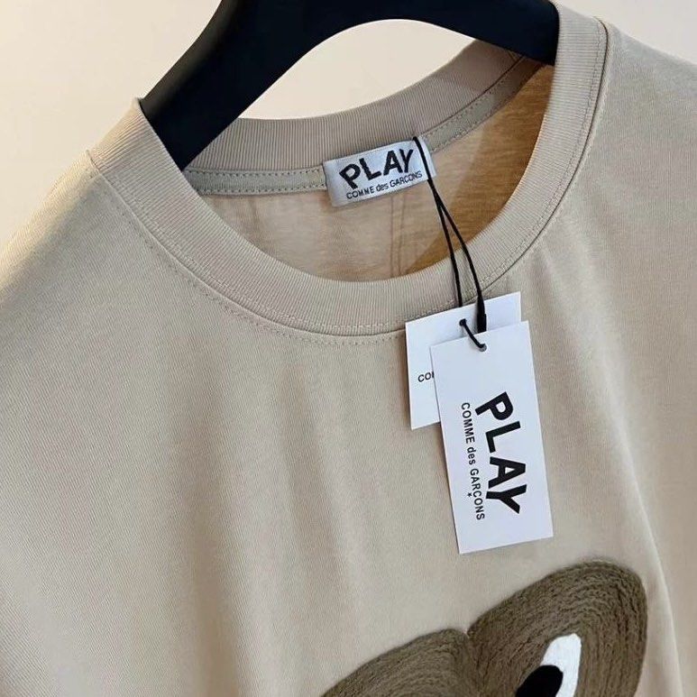Comme des Garcons PLAY Tee (Category: Shirts) located in Manila. Submitted by godspeedmnl (Listing ID 1309292950, Image 3). Description: Comme des Garcons PLAY Tee 1,889PHP / Sizes: S, M, L, XL Colorway: PICS Package included: • Comme des Garcons PLAY Tee x 1 • Paper Bag • Free waterproof stickers! -These free waterproof stickers can be used on phones, laptops, and other devices. • GodspeedMnl logo sticker. - • SAME DAY DELIVERY thru Lalamove and