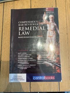 Compendious Remedial Law 2024